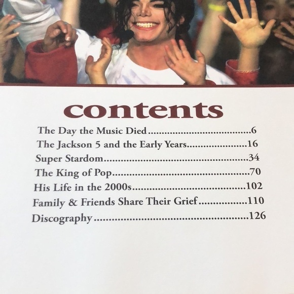 Michael Jackson King Of Pop Tribute To An American Icon Lot 2 Soft Cover Books - Picture 14 of 15